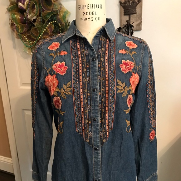 DRIFTWOOD Tops - Long sleeve Jean shirt